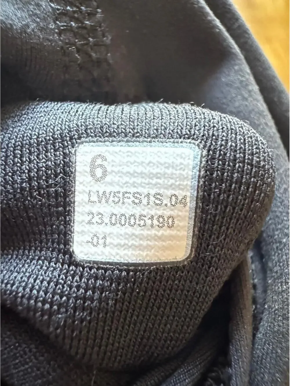 Lululemon Wunder Train High Rise 25” Graphic, Black, Iridescent Size 6 NWOT